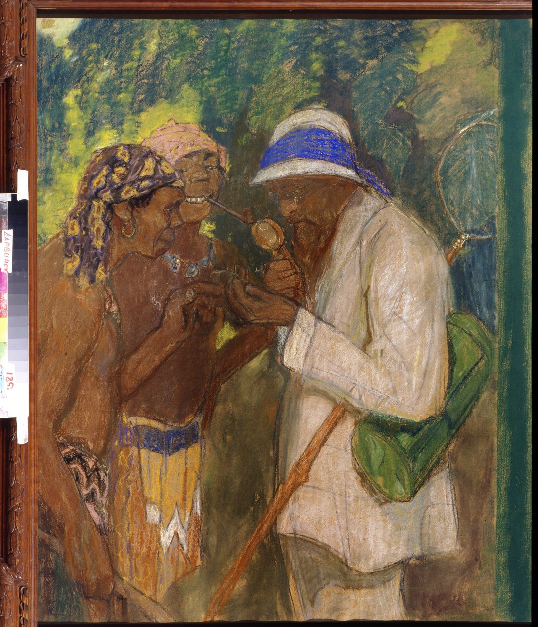 Alfred Russel Wallace com os Selvagens de Mikhail Dmitrievich Ezuchevsky