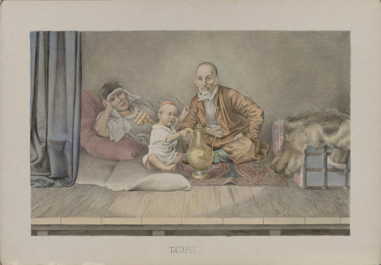Tártaros, 1862. de Mikhail Stepanovich Znamensky