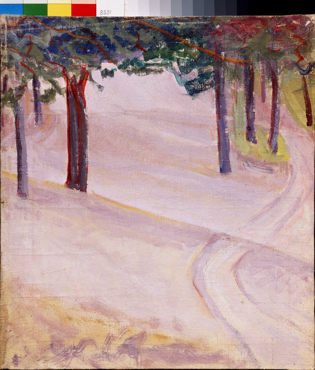 Paisagem de Mikhail Vasilievich Matyushin