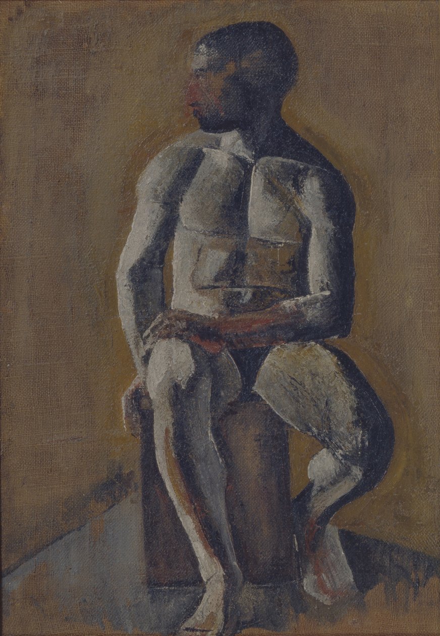 Retrato de Kirill Zdanevich 1892-1969, década de 1910 de Mikhail Vasilyevich Le Dantyu