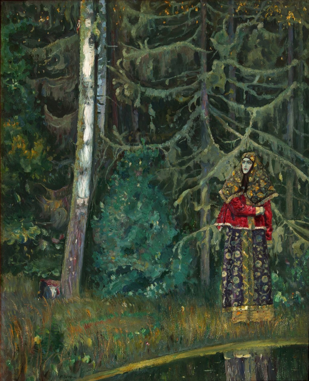 Conto de fadas, 1921 de Mikhail Vasilievich Nesterov
