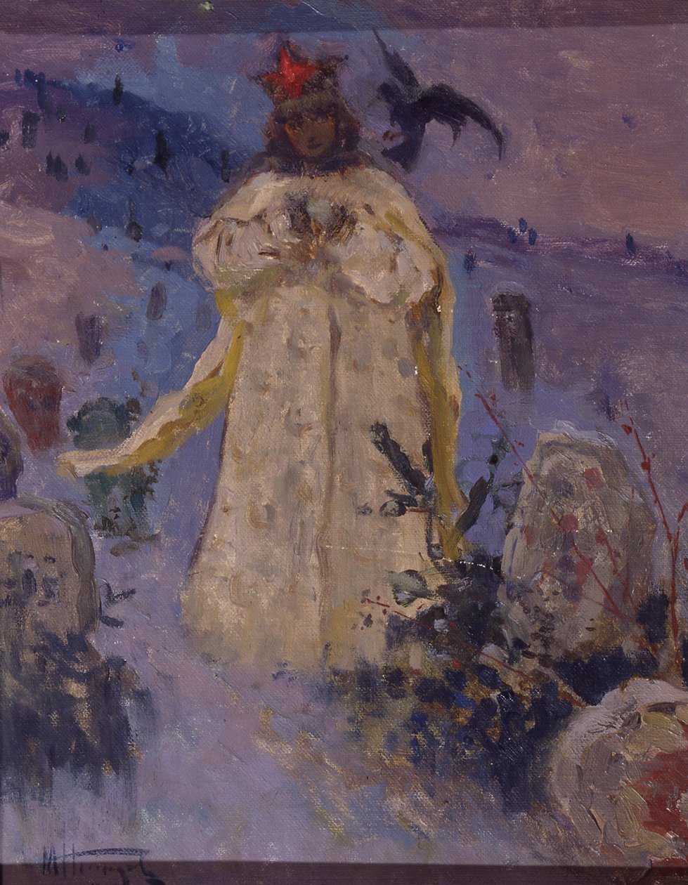 Tsarevna, a princesa, 1887 de Mikhail Vasilievich Nesterov