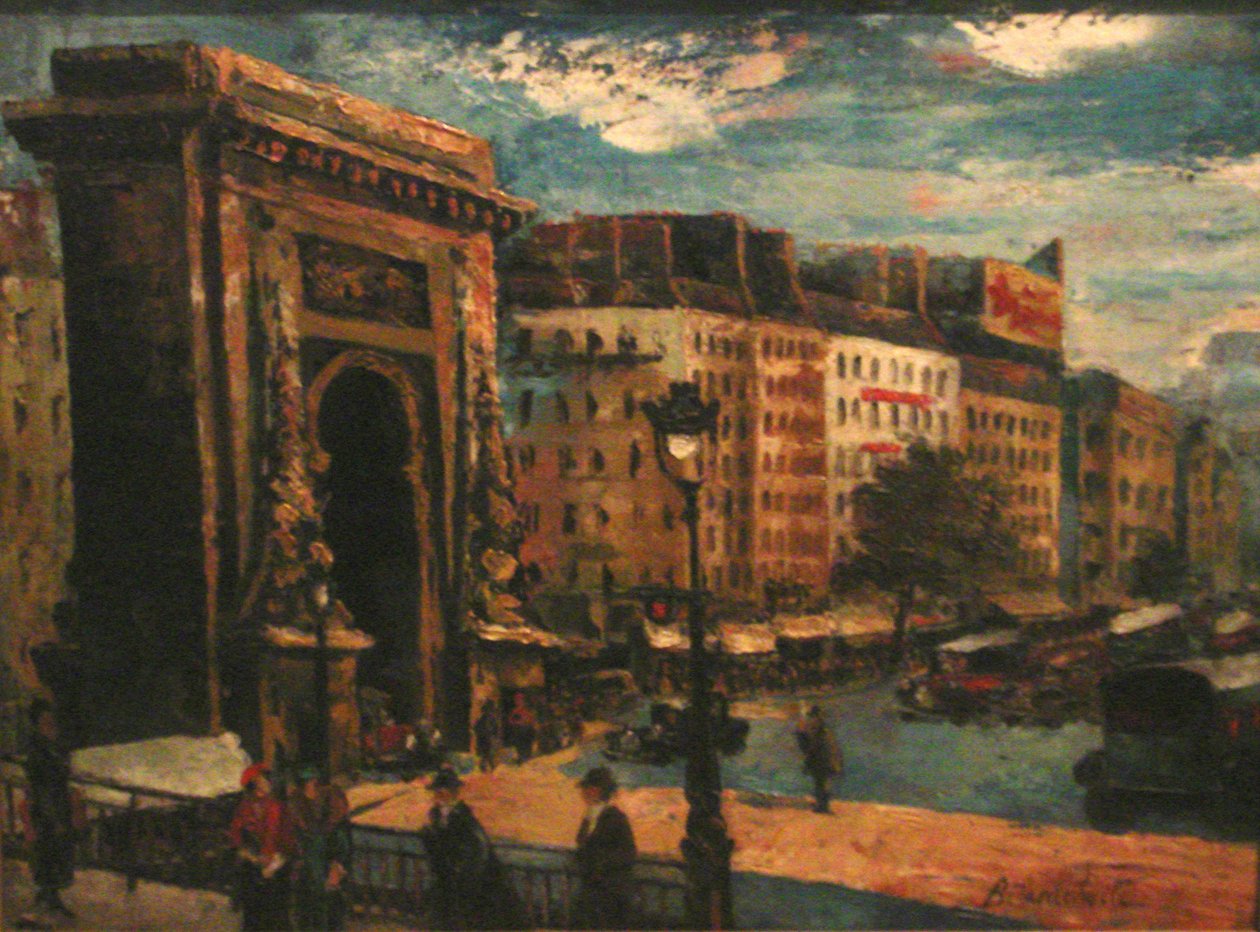 Paisagem de Paris, Porte Saint Denisn: n de Mikheil Bilanishvili