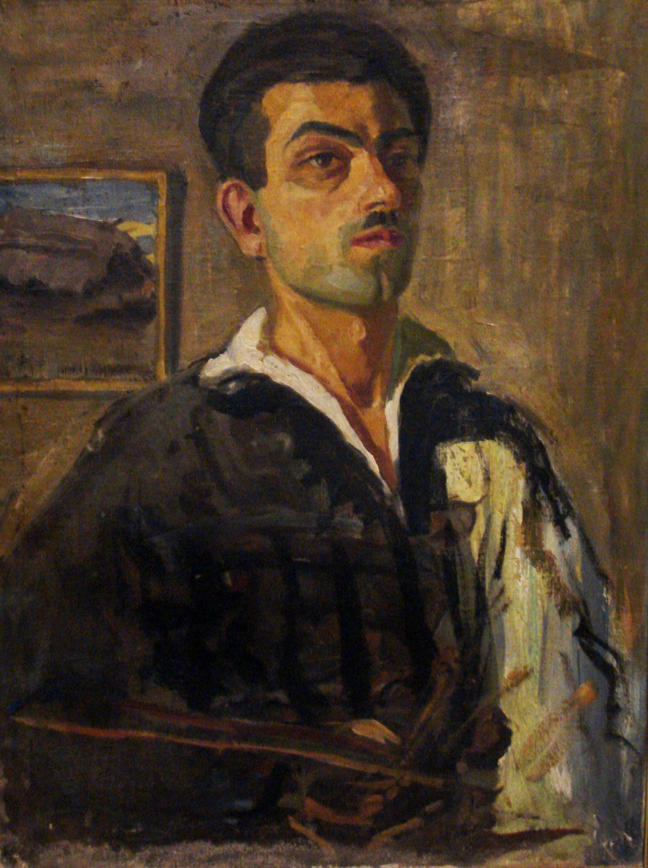 Auto-retrato de Mikheil Bilanishvilin :, n de Mikheil Bilanishvili