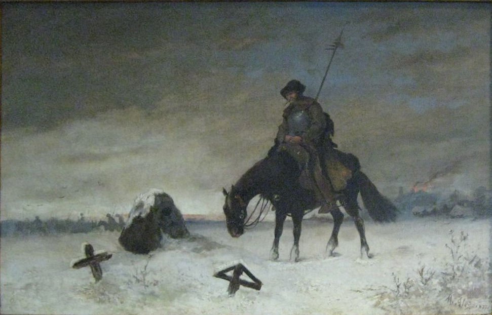 No Túmulo de um Guerreiro da Bósnia Último TaboritanoInglês: No Túmulo de um Lutador do Senhor de Mikolas Ales