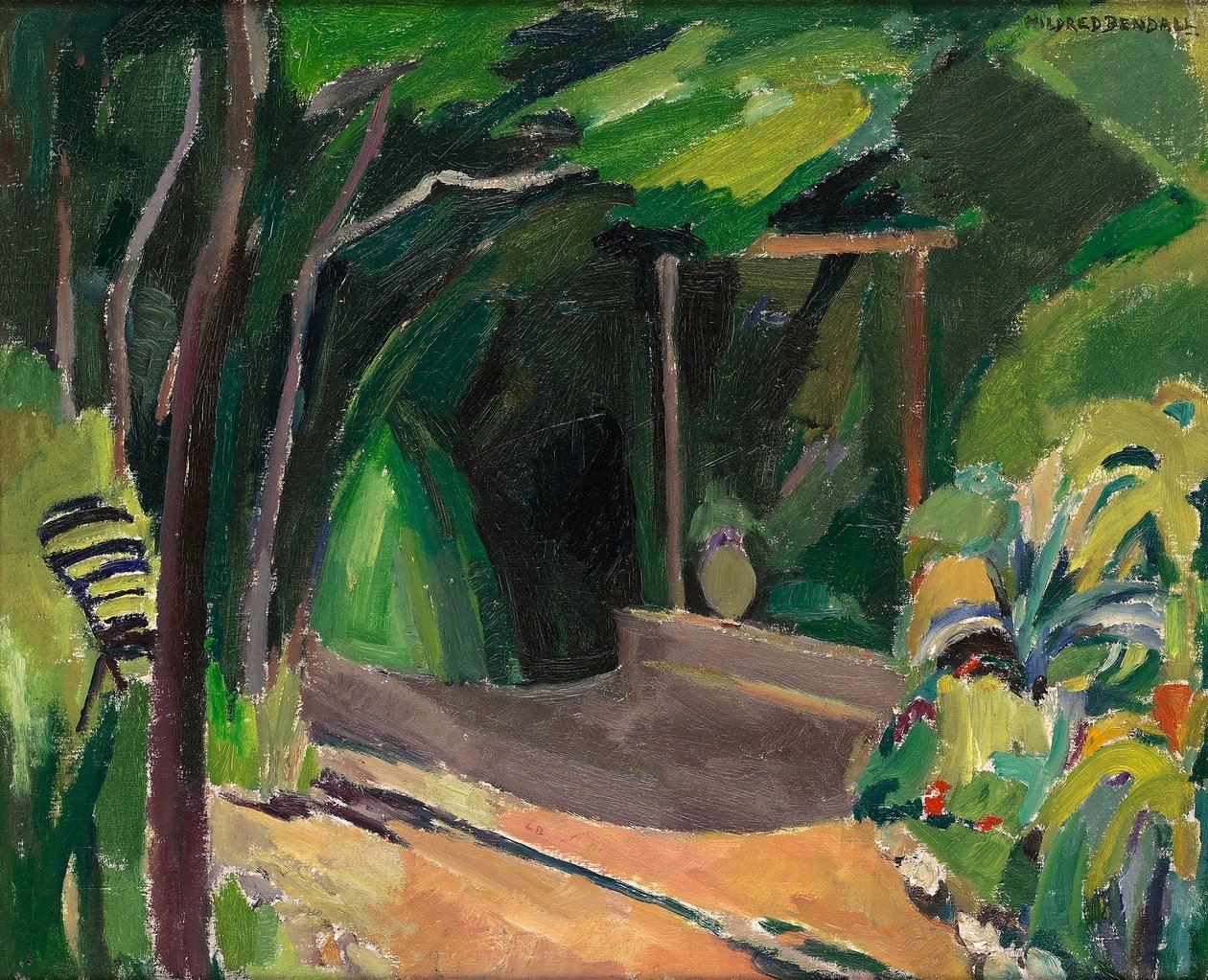 Um canto do jardim, c.1940 de Mildred Bendall