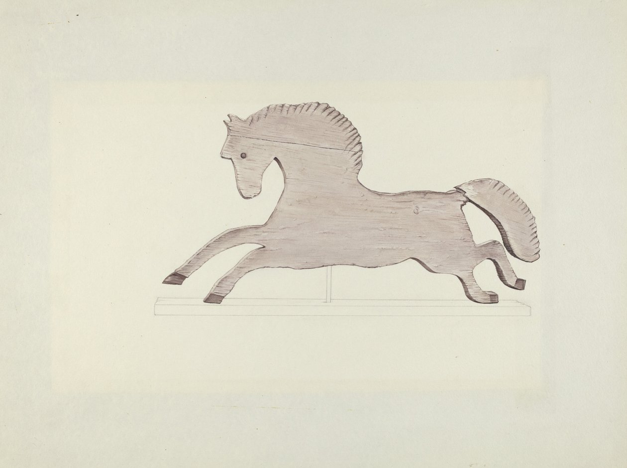 Cavalo Cata-vento de Mildred E. Bent