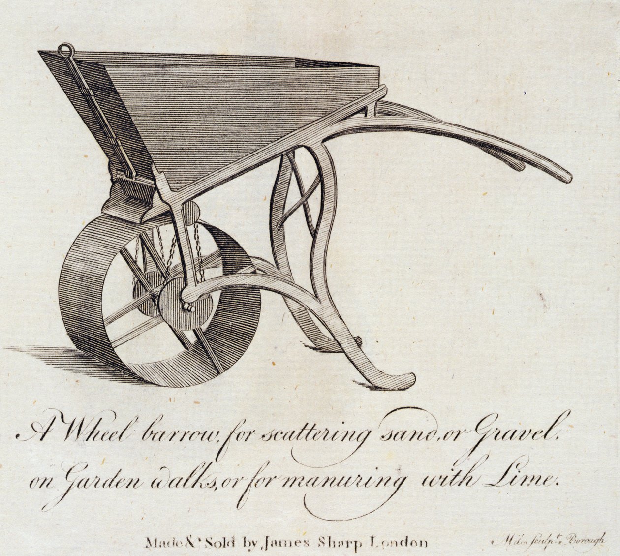 Carrinho de mão, 1773 de Miles