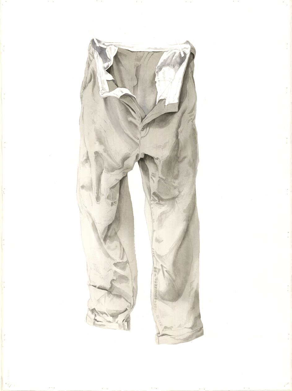 Shabby Trousers, 2003 (wc no papel) de Miles Contemporary Artist Thistlethwaite
