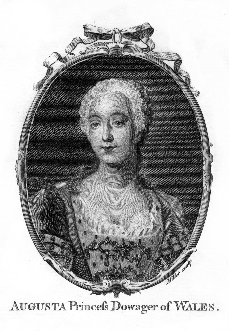 Augusta, princesa de Gales, 1719-1772. de Miller