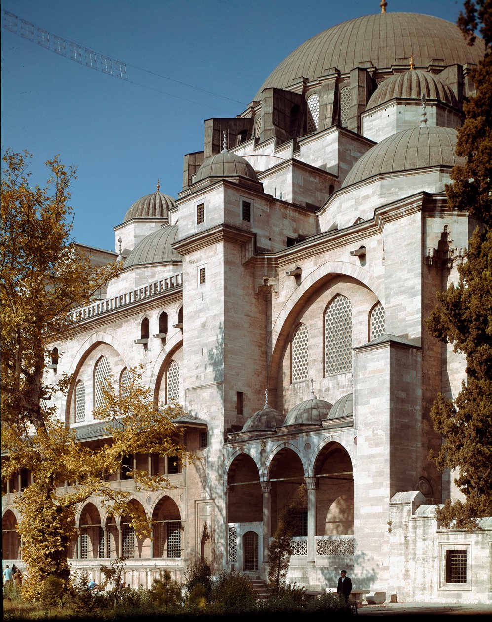 Vista da mesquita Suleymaniye (1550-1557) de Mimar Sinan