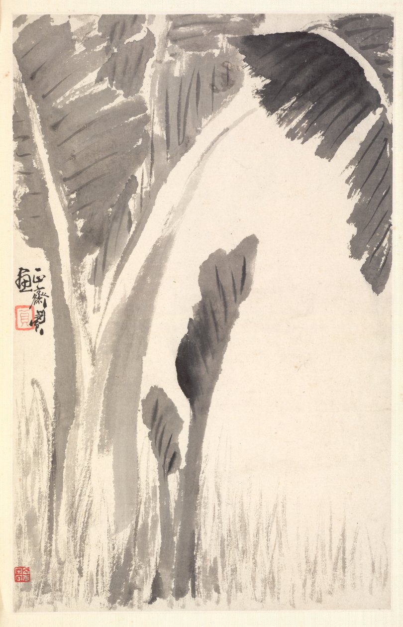 Bananeiras, 1788. de Min Zhen