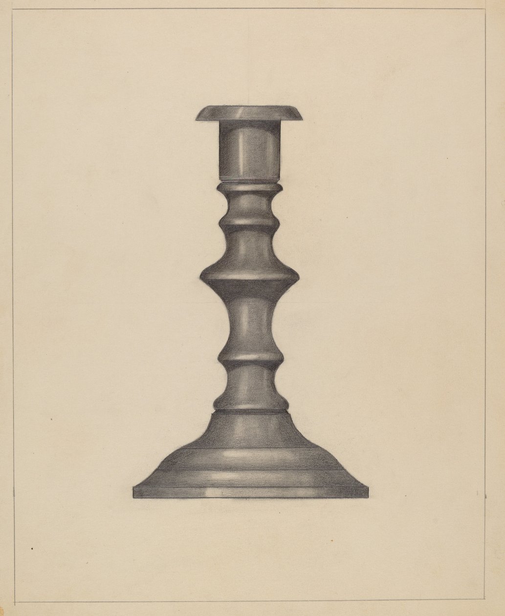 Castiçal, c. 1937. de Mina Lowry