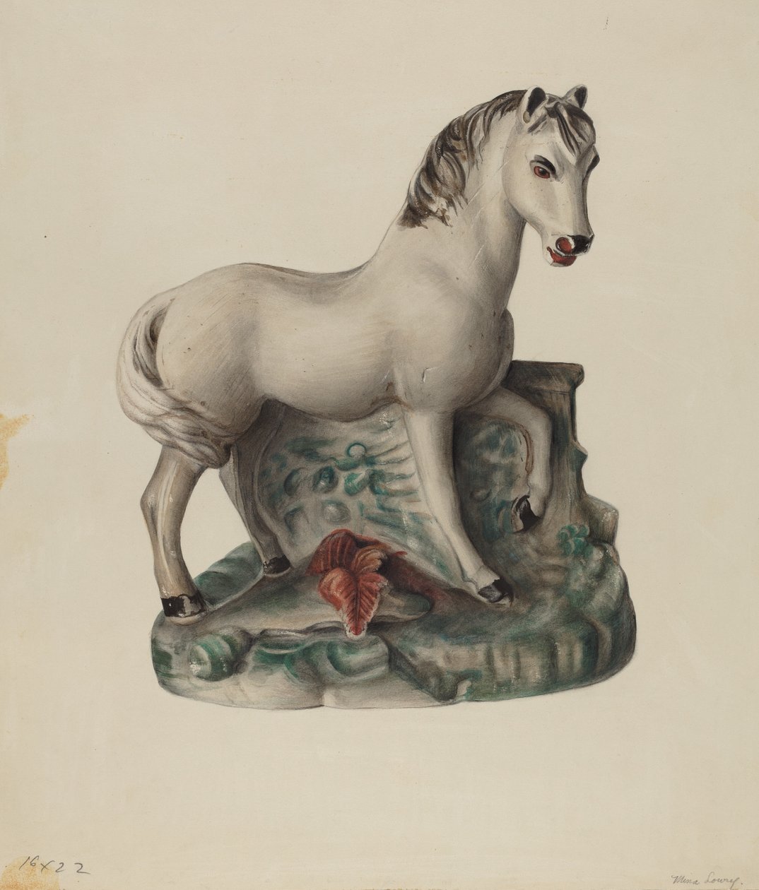 Cavalo de giz de Mina Lowry