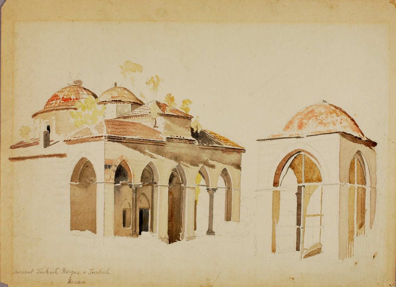 Antiga mesquita turca em Tourbek de Miner Kilbourne Kellogg