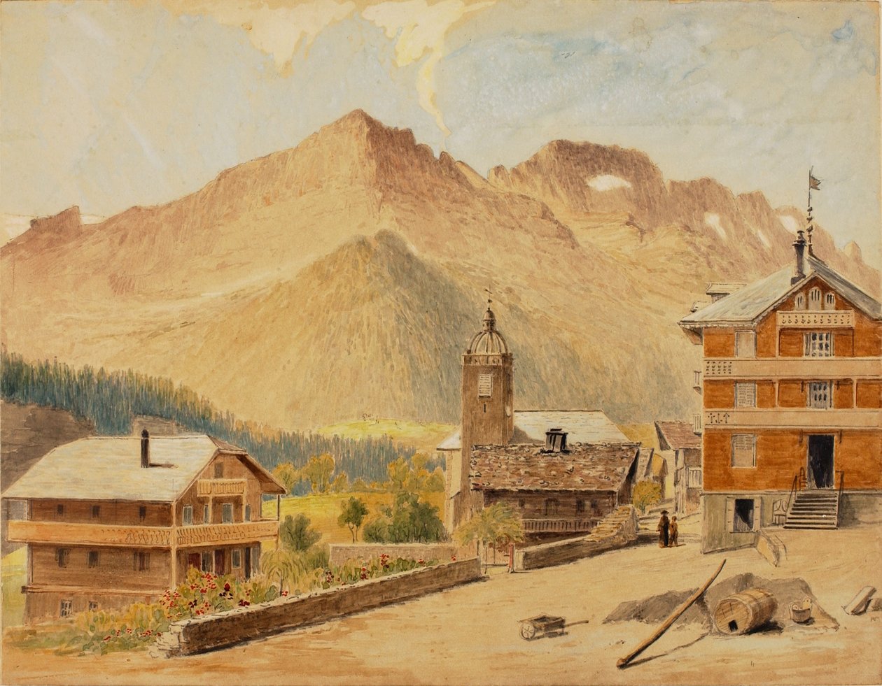 Champery e Monte Bounaveau, Suíça de Miner Kilbourne Kellogg