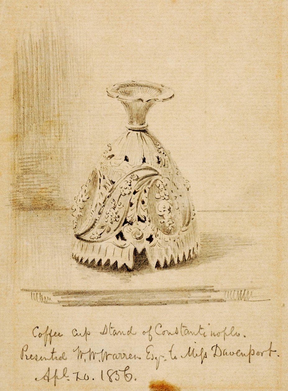 Suporte para chávenas de café de Constantinopla de Miner Kilbourne Kellogg