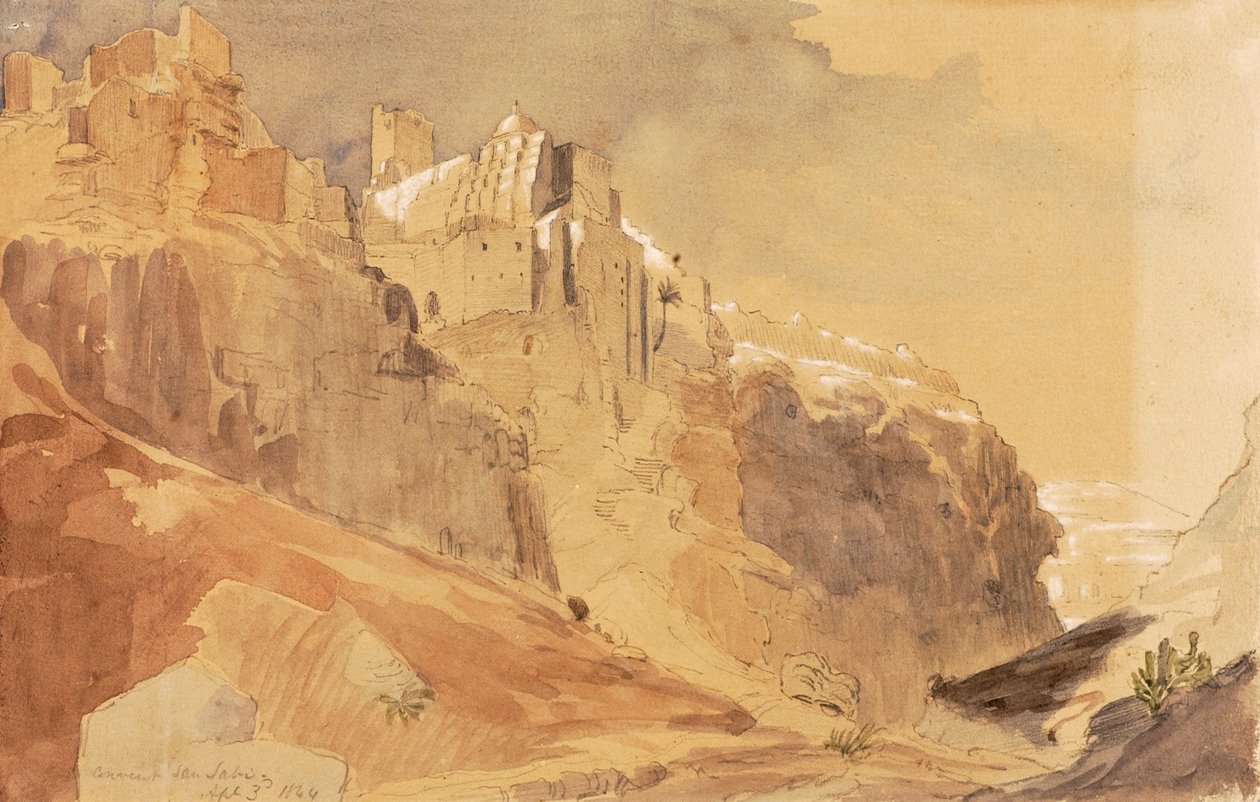 Convento de San Sabi, 1844. de Miner Kilbourne Kellogg