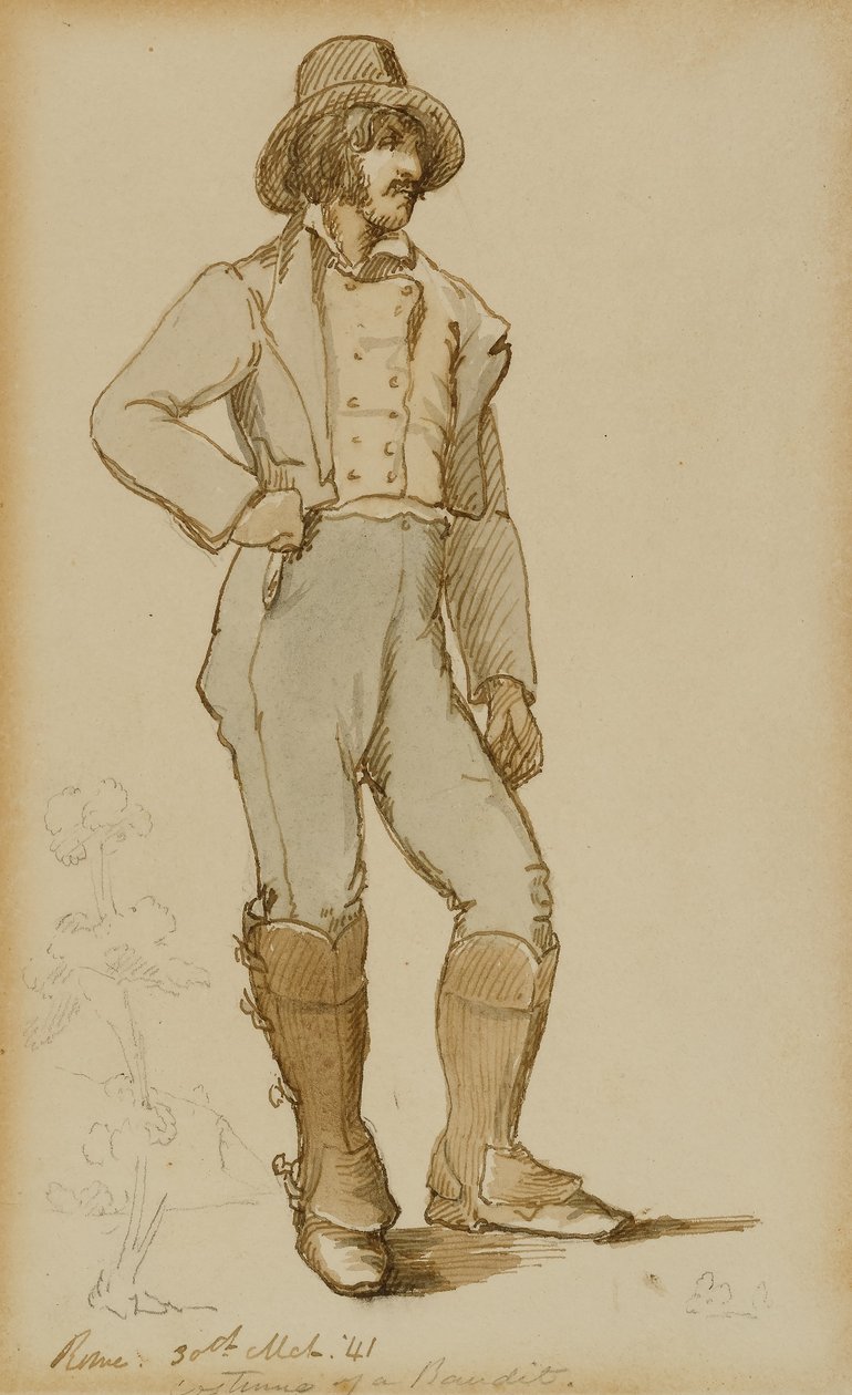 Traje de um bandido, Roma de Miner Kilbourne Kellogg