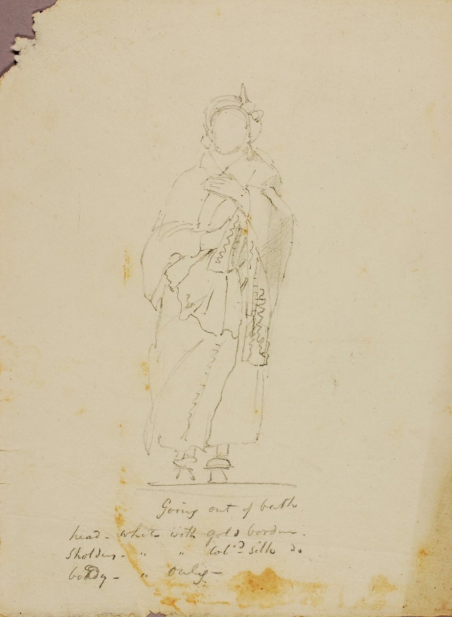 Figura Estudo (Banho de saída) de Miner Kilbourne Kellogg