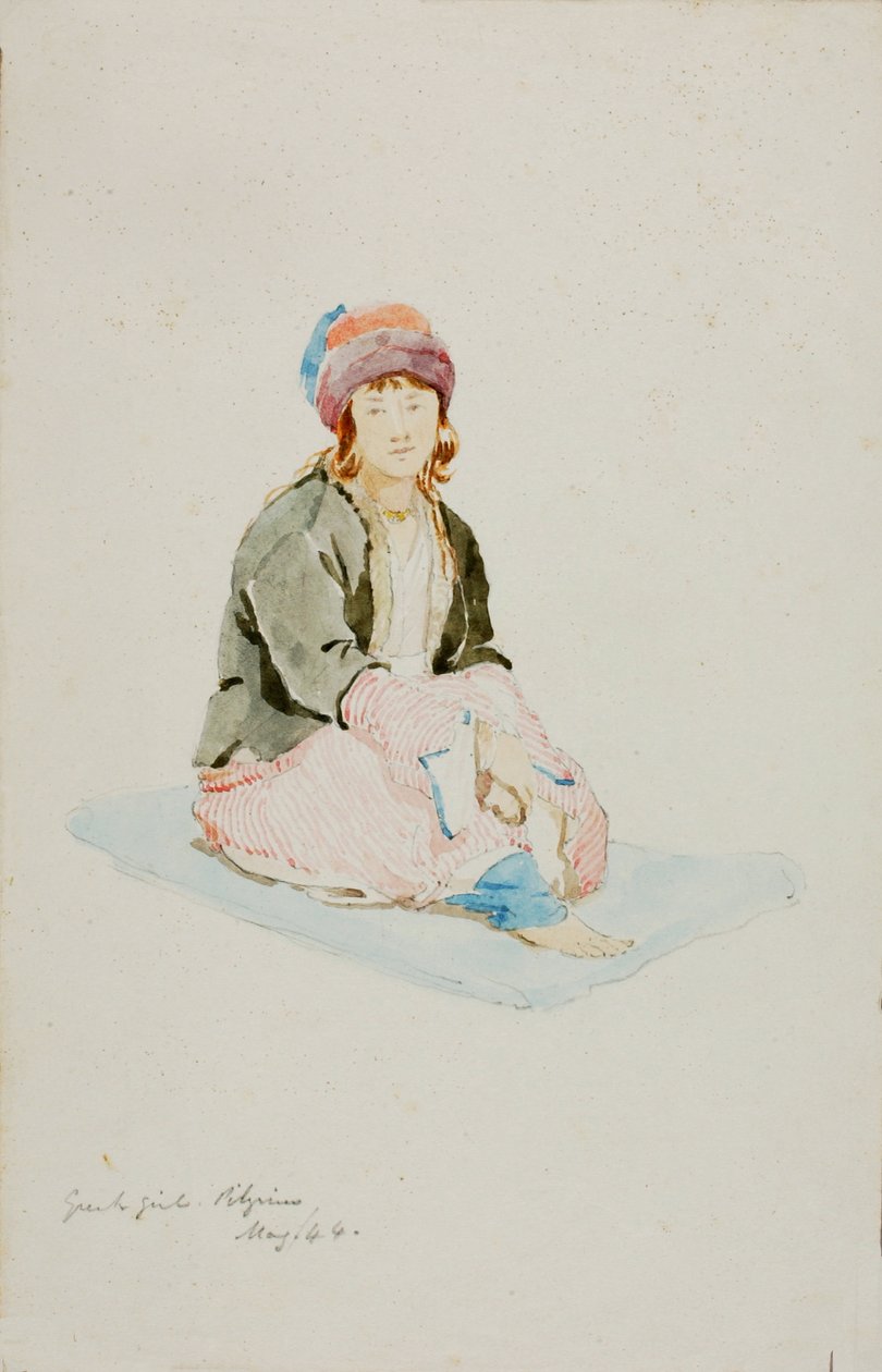 Garota Grega Peregrina, 1844. de Miner Kilbourne Kellogg