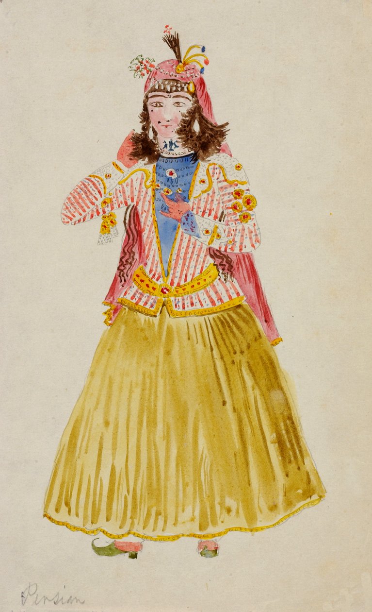 Garota Persa, s.d. de Miner Kilbourne Kellogg