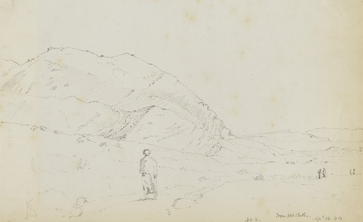 Mar de Tiberíadesde Banhos Quentes de Miner Kilbourne Kellogg