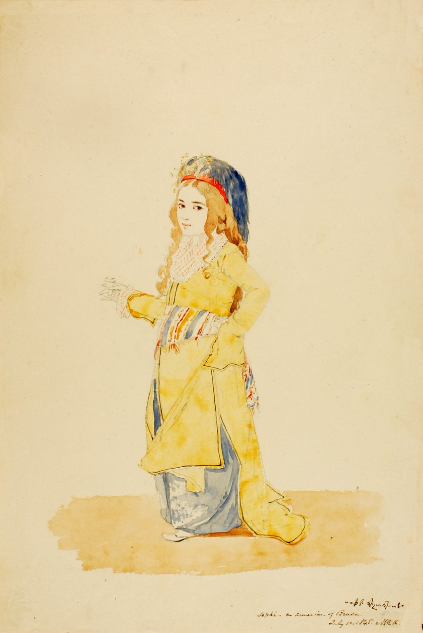 Sophi, uma armênia de Brusa, 1845. de Miner Kilbourne Kellogg