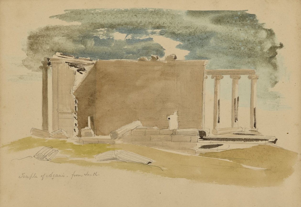 Templo de Azani, a partir do Sul de Miner Kilbourne Kellogg
