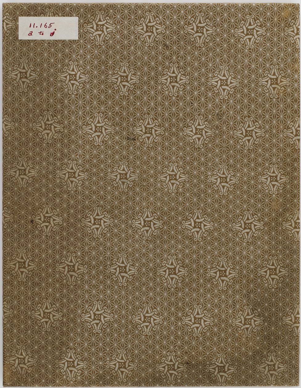 Capa de um álbum de dez fotos de pássaros e flores de Ming Dynasty Chinese School