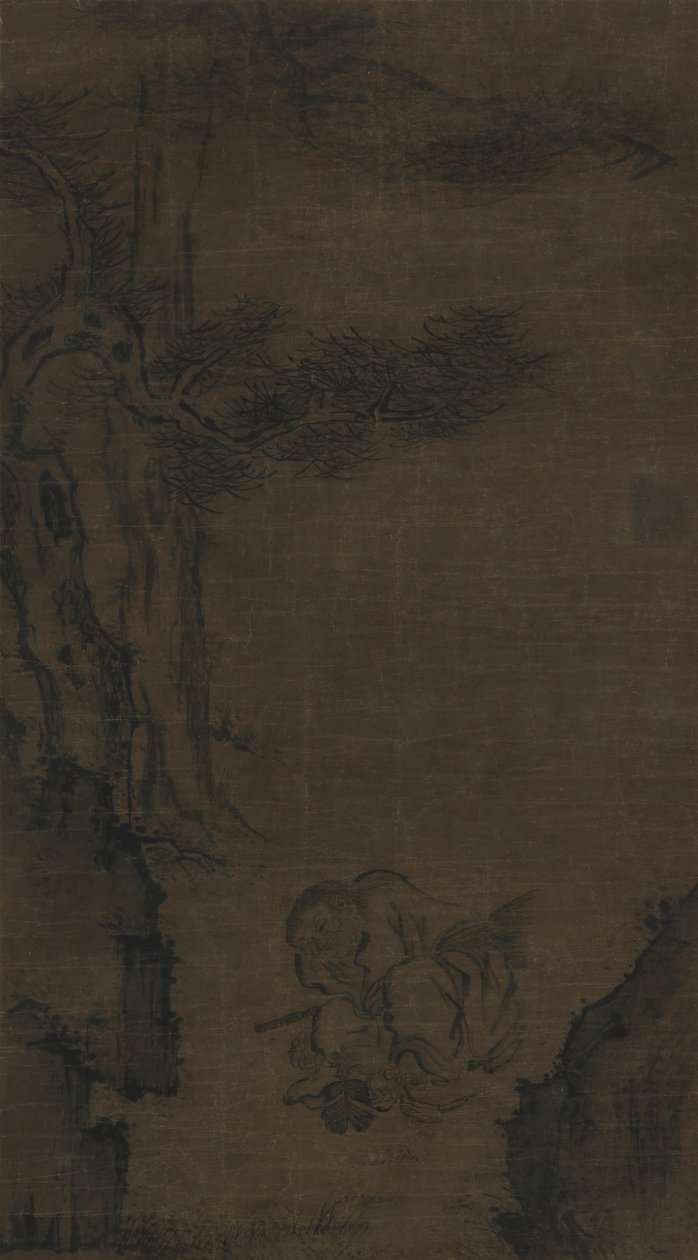 O imortal Lui Hai, do século XVI ao XVII de Ming Dynasty Chinese School