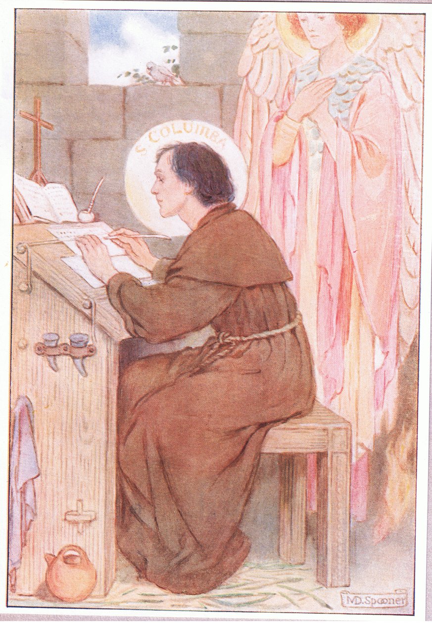 Ali, na sua cela, fez cópias justas dos livros que amava (cor litho) de Minnie Didbin Spooner
