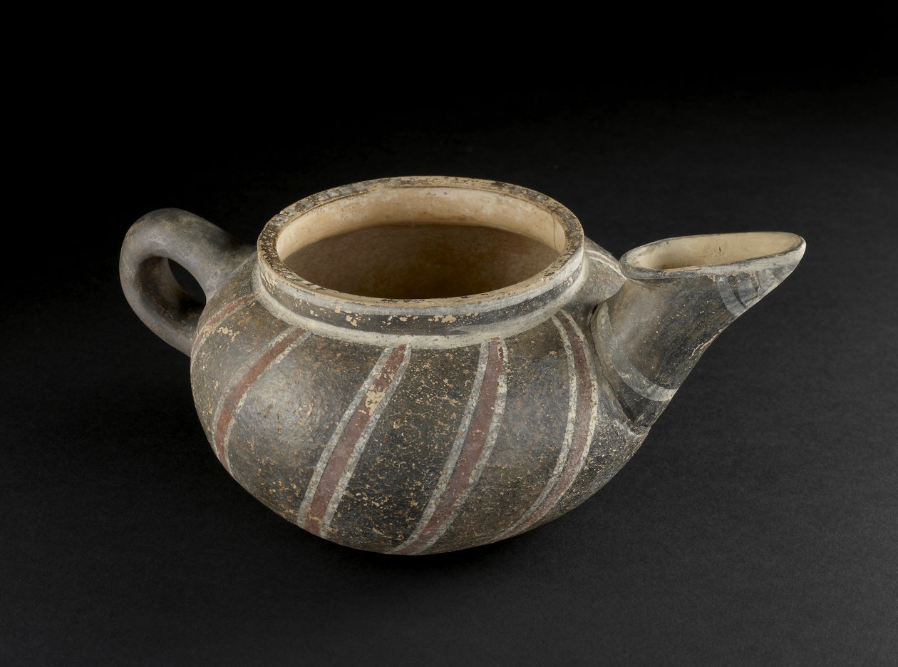 Vaso Jorrado, Cnossos, Creta, c.1500 aC (louça de barro pintada) de Minoan