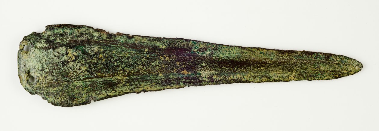 Lâmina da Adaga, 2000-1400 a.C. (bronze fundido) de Minoan