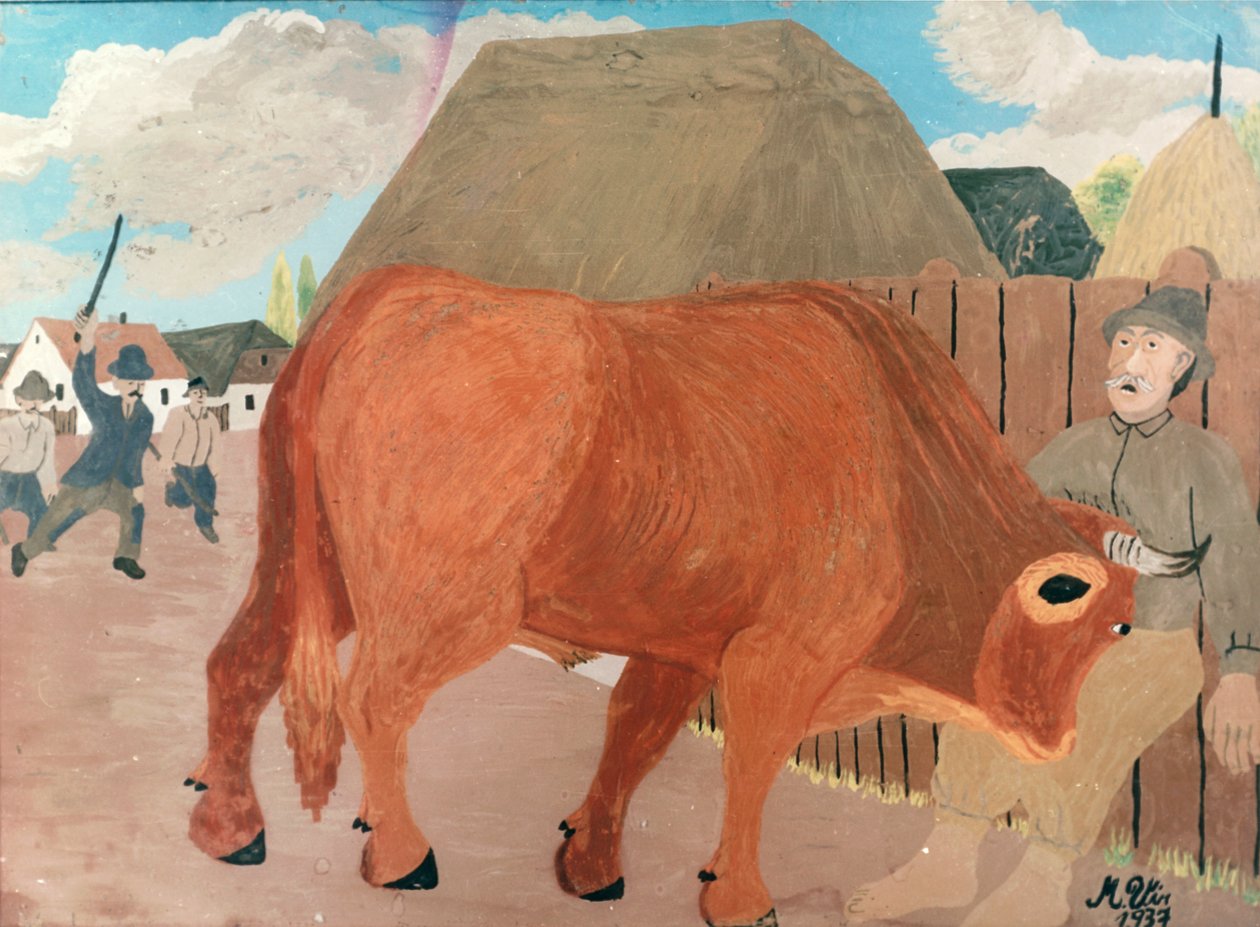 Touro vermelho de Mirko Virius
