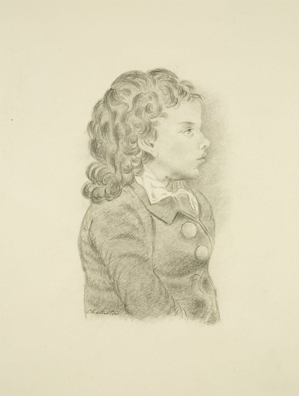 Retrato Suposto de Chatterton de Miss Livett