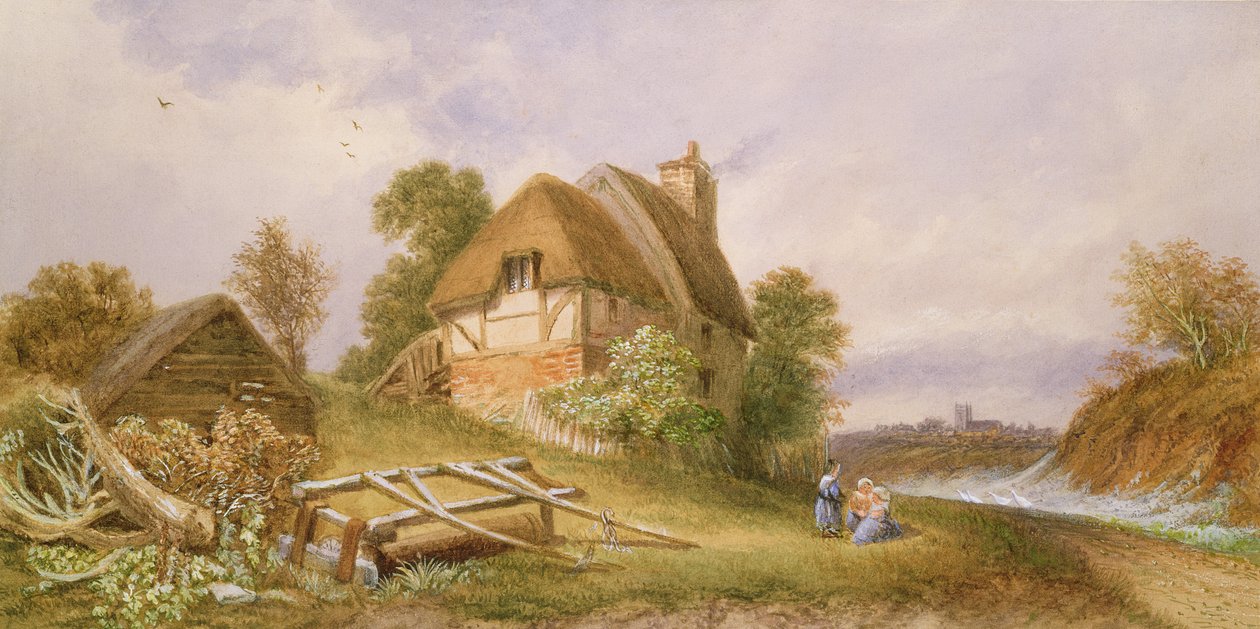 Perto de Christchurch, Hampshire, 1874 de Miss Lorimer