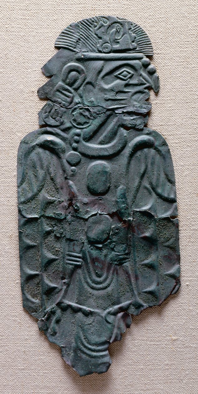 Placa Wulfing, 1200-1400 (cobre) de Mississippian culture