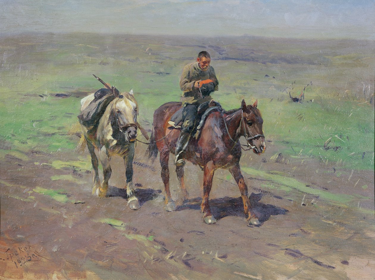 Para o Destacamento Budennyy, 1923 de Mitrofan Borisovic Grekov