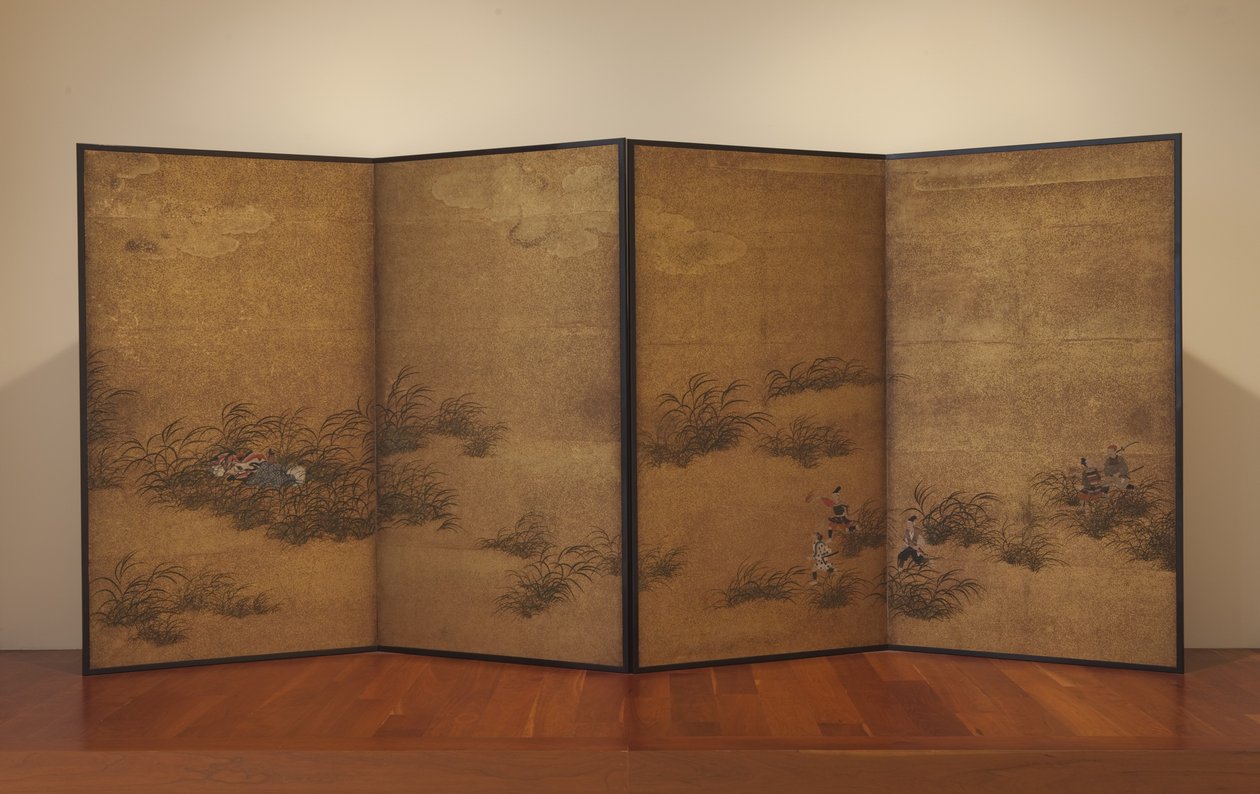 Cena de Os Contos de Ise de Mitsuyoshi (Kyuyoku) (1539 1613) Tosa