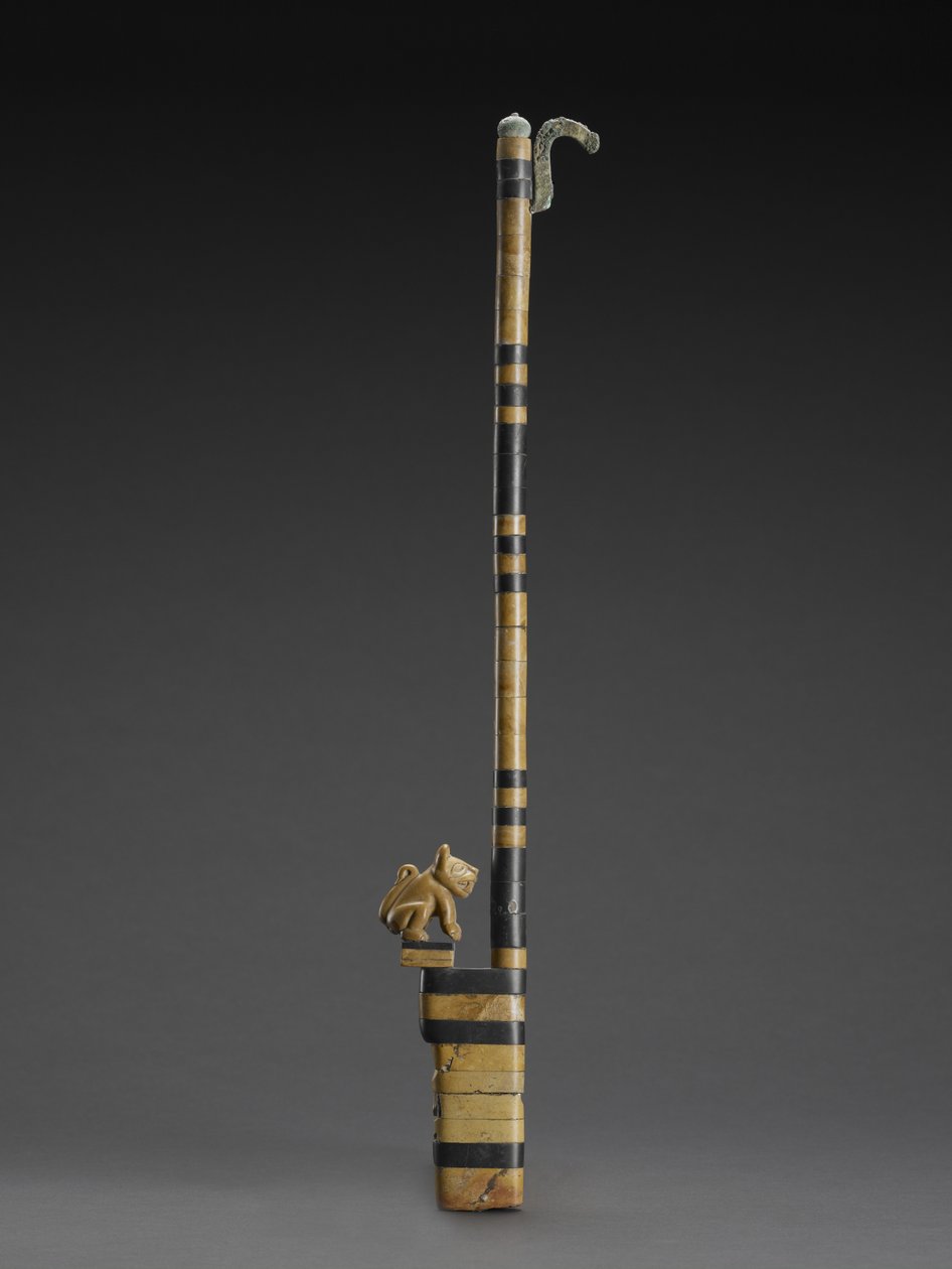 Atlatl com Feline de Moche Moche