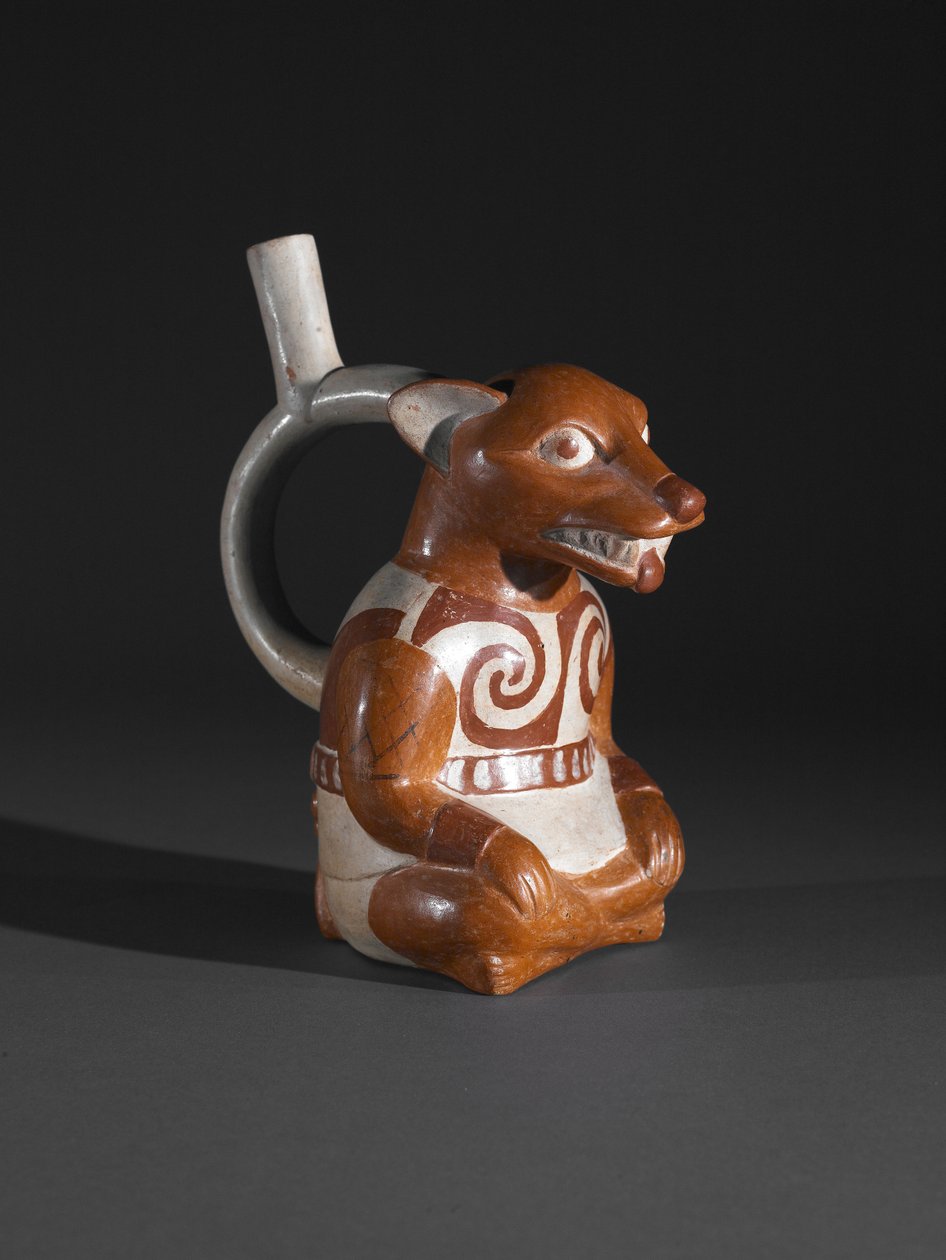 Fox Vessel de Moche Moche