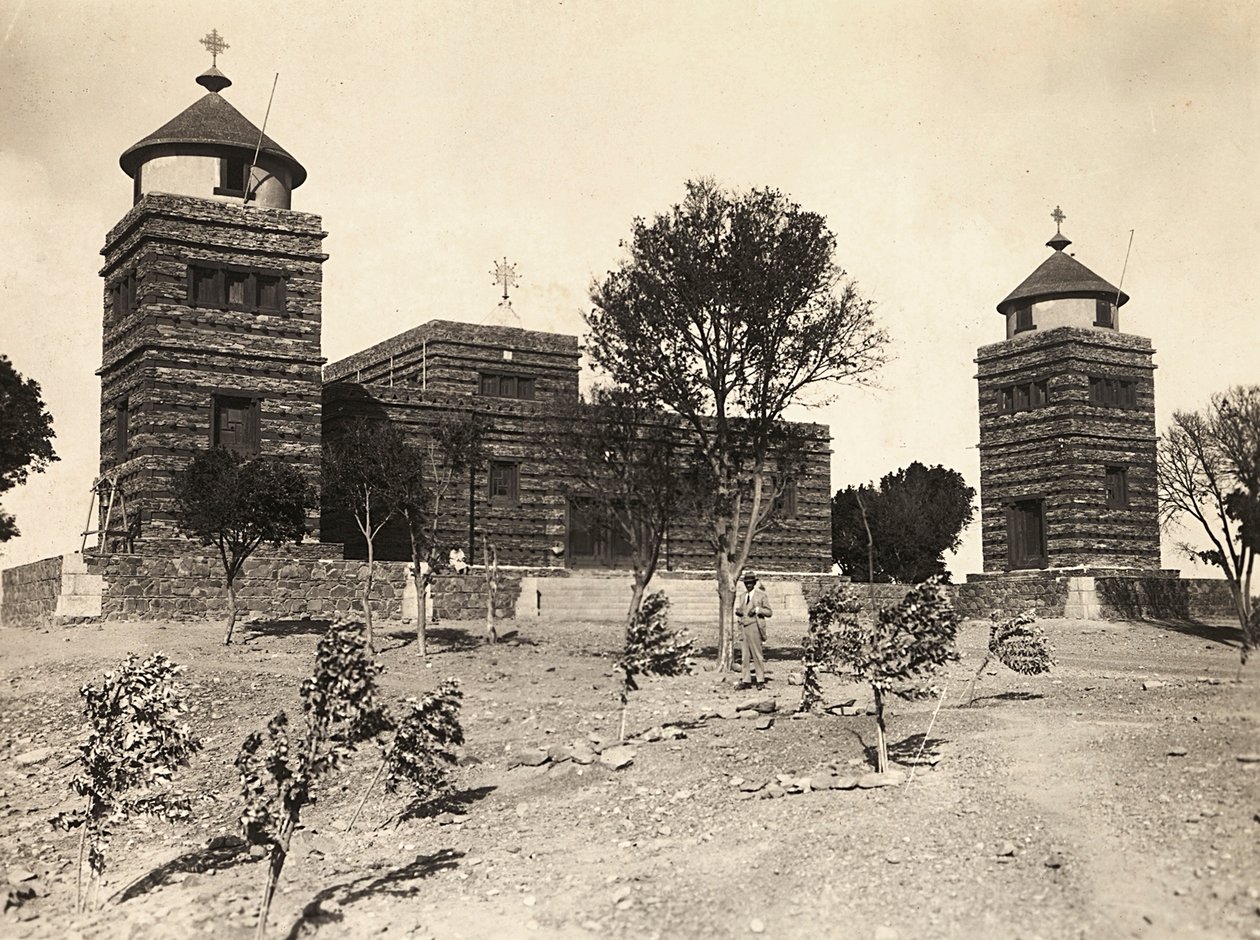 Construir um império na era fascista: Igreja Abissínia, 09/05/1936 (foto a p/b) de Modestino Baldinetti