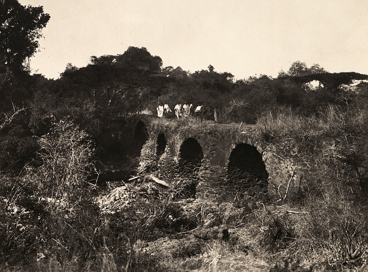 Construir um império na era fascista: Ponte Portuguesa, 09/05/1936 (foto a p/b) de Modestino Baldinetti