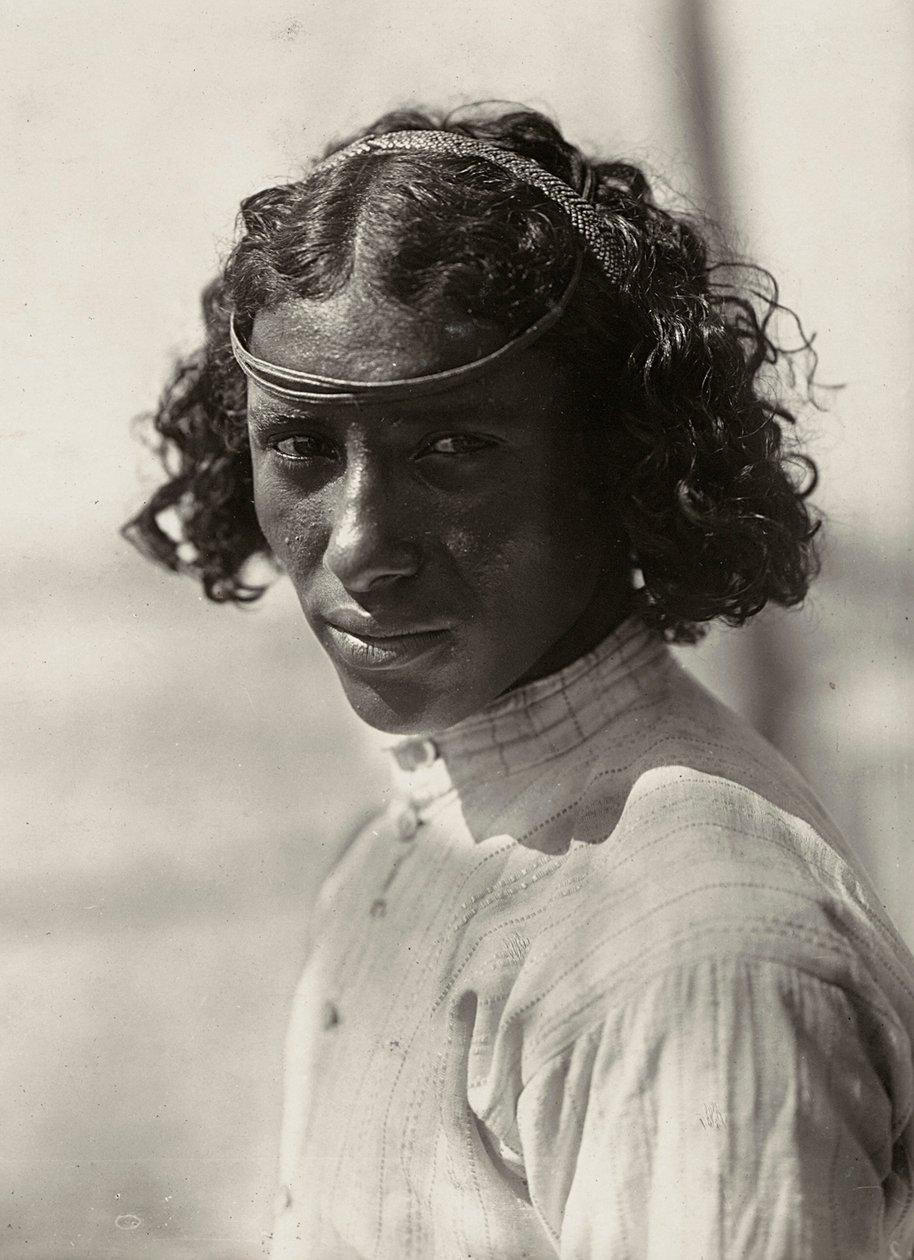 Construindo um Império na era fascista: um pescador de Massaua, 09/05/1936 (foto a p/b) de Modestino Baldinetti