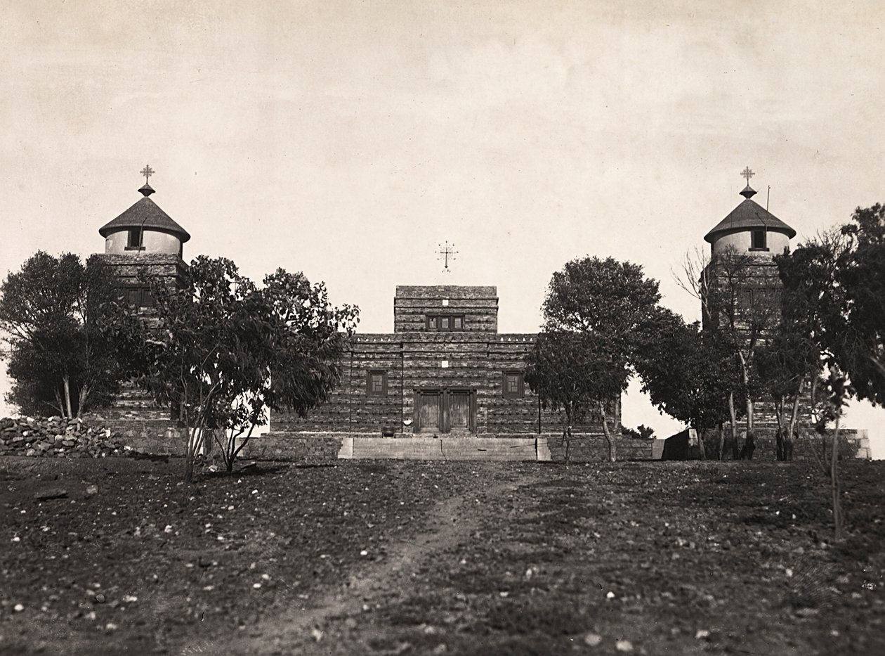 Construir um Império na era fascista: uma igreja abissínia de Asmara, 09/05/1936 (foto a p/b) de Modestino Baldinetti
