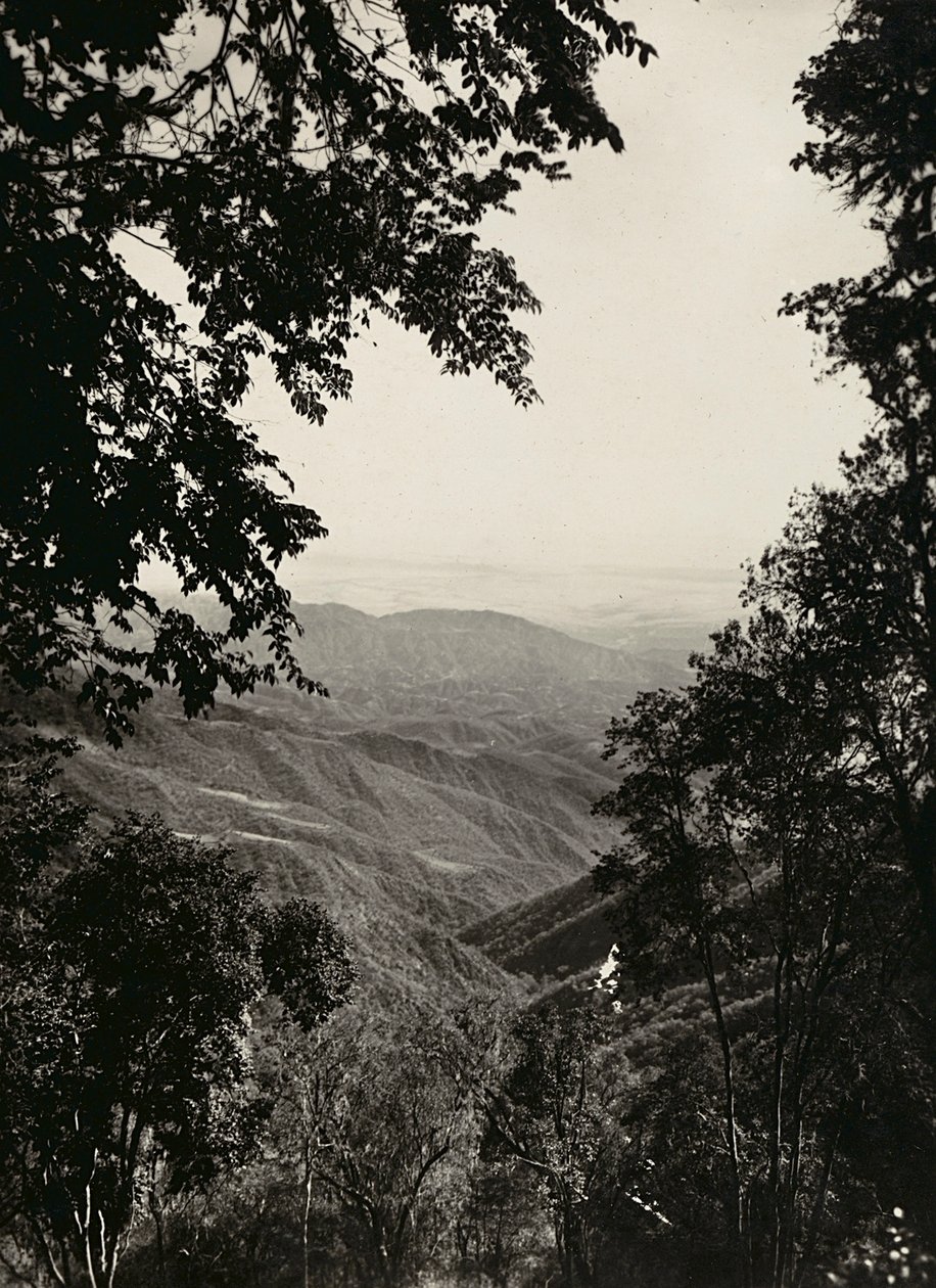 Construindo um Império na era fascista: o vale de Ghirghir, 09/05/1936 (foto a p/b) de Modestino Baldinetti