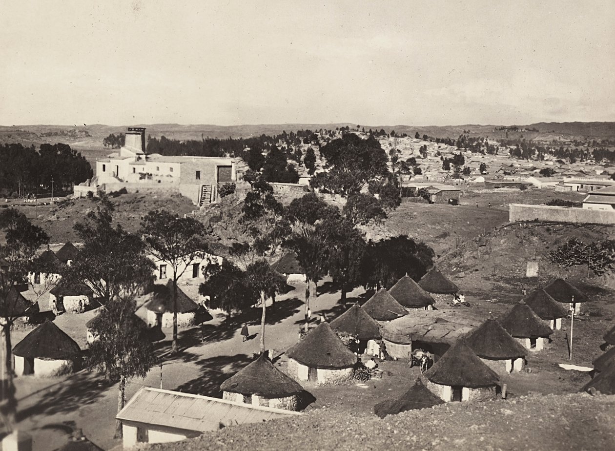 Construir um império na era fascista: o bairro indígena de Asmara, 09/05/1936 (foto a p/b) de Modestino Baldinetti