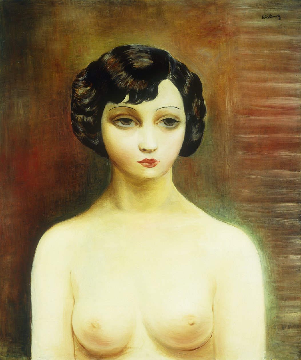 Busto de uma jovem mulher; Buste de Jeune Femme de Moise Kisling