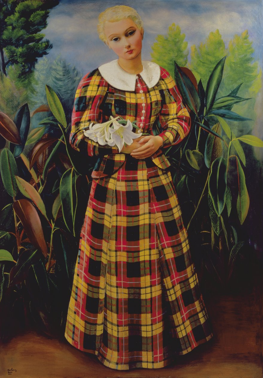 Colette de Jouvenel, apelidada de Bel-Gazou de Moise Kisling